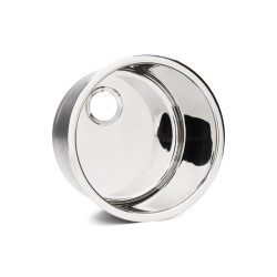 Lavabo de acero inoxidable / pulido de alto brillo / 290 x 260 x 180 mm