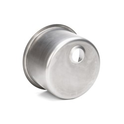 Lavabo de acero inoxidable / pulido de alto brillo / 290 x 260 x 180 mm