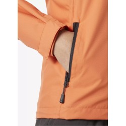 Chaqueta náutica con capucha CREW para mujer 2.0 / fogata / Talla: L