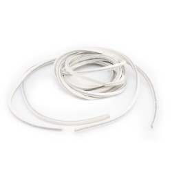 Cordones de cuero / blancos