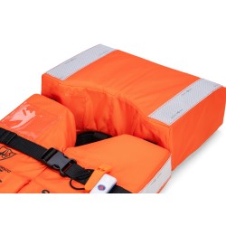 Chaleco salvavidas SOLAS de espuma sólida con luz de emergencia / 40-140 kg / plegable