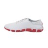 Zapato de mujer JAZARU / blanco-rojo