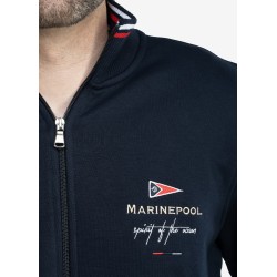 Chaqueta tipo suéter HARRISON para hombre / azul marino