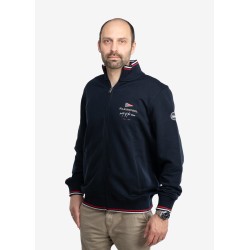 Chaqueta tipo suéter HARRISON para hombre / azul marino