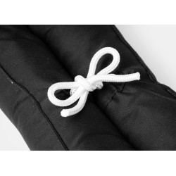 Rollo de barandilla de kapok / Negro