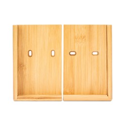 Soporte universal para tableta de bambú / 2 piezas