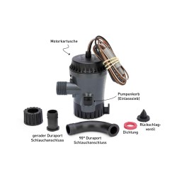 Bomba de achique Aqua Void automática / 500 GPH / 12 V / 38 l/min