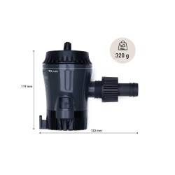 Bomba de achique Aqua Void automática / 500 GPH / 12 V / 38 l/min