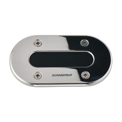 Pasacables multicable de perfil bajo / cable máx. 15 mm / acero inoxidable / DS-LP-MULTI-S