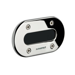 Pasacables multicable de perfil bajo / cable máx. 15 mm / acero inoxidable / DS-LP-MULTI-S