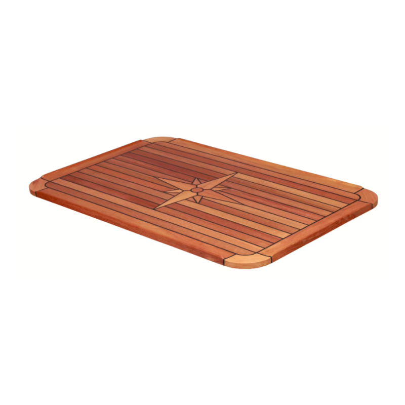 Tablero de mesa clásico de teca EUDE