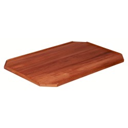 Tablero de mesa de teca EUDE 48x77 cm